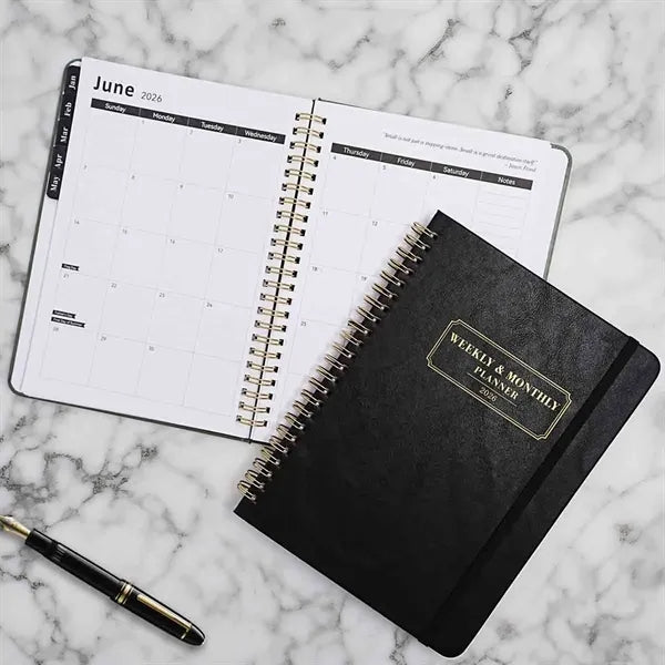 2026 Spiral Weekly Planner A5 Notebook
