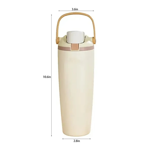 30oz Stainless Steel Foldable Handle Bottle