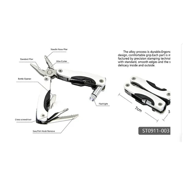 6 in 1 Stainless Steel Multi Function Pliers