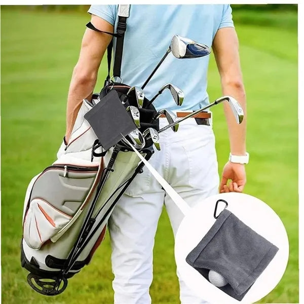 Golf Ball Towel with Clip Portable Cleaner