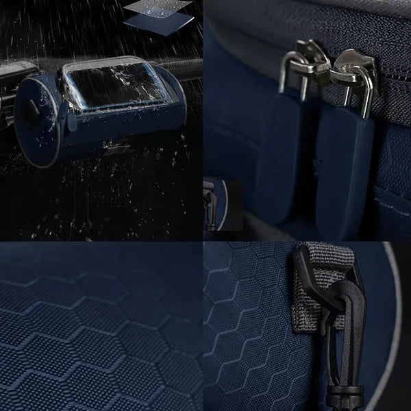 Lightweight Waterproof Bicycle Front Bag Touch screen Pocket