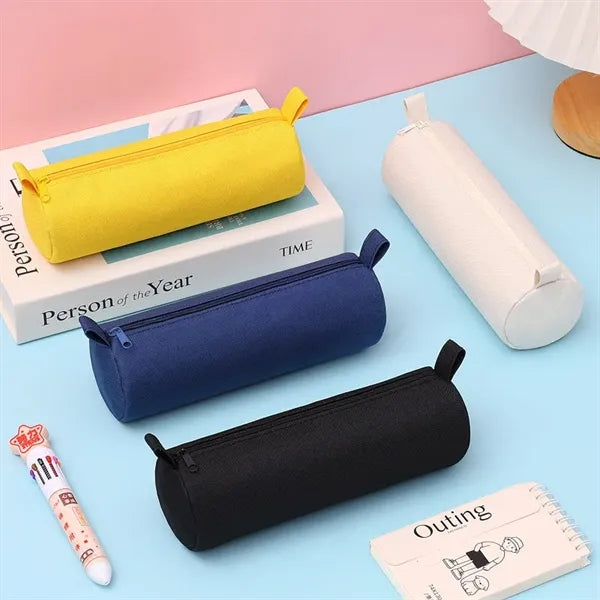 Dirt-Resistant Cylindrical Pencil Case