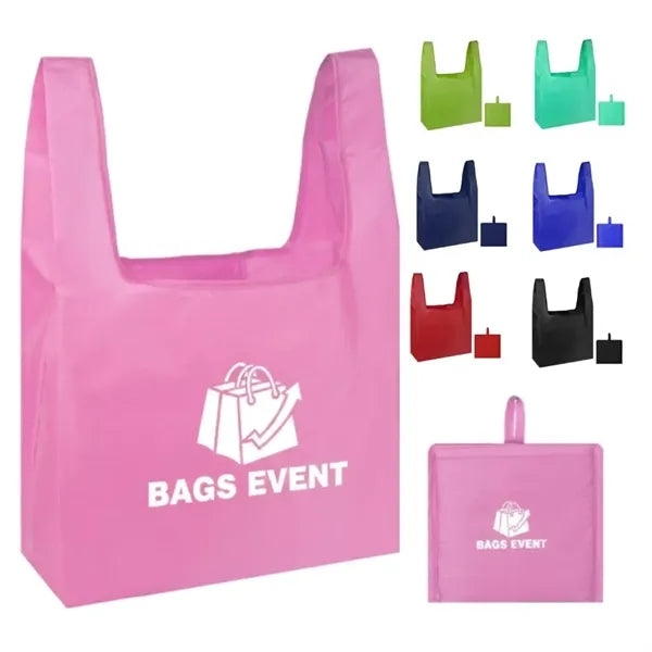 Printed Foldable Grocery Shopping Tote Bag