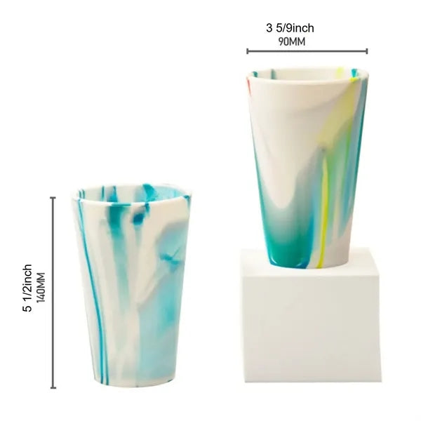 16 oz Food-grade Silicone Cup Pint Glass Drinkware