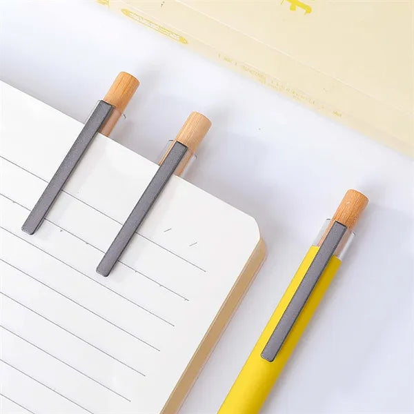 Natural Bamboo Wood With Black Ink Ballpoint Pens
