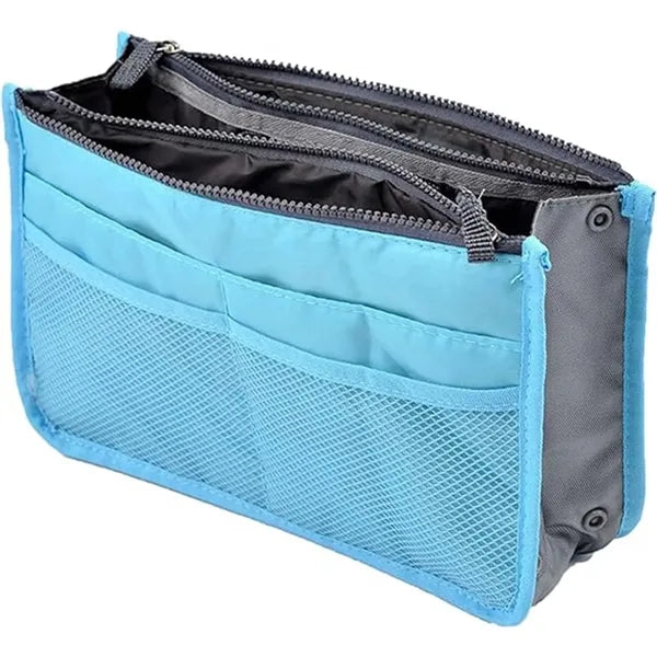 Multi-function Cosmetic Nylon 13 Pockets Bag