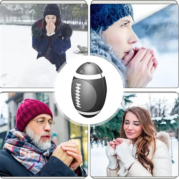 Rugby Shaped portable Hand Warmer Power Bank