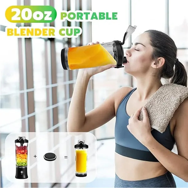Portable 150W Juicer Cup With 20Oz Sports Bottle
