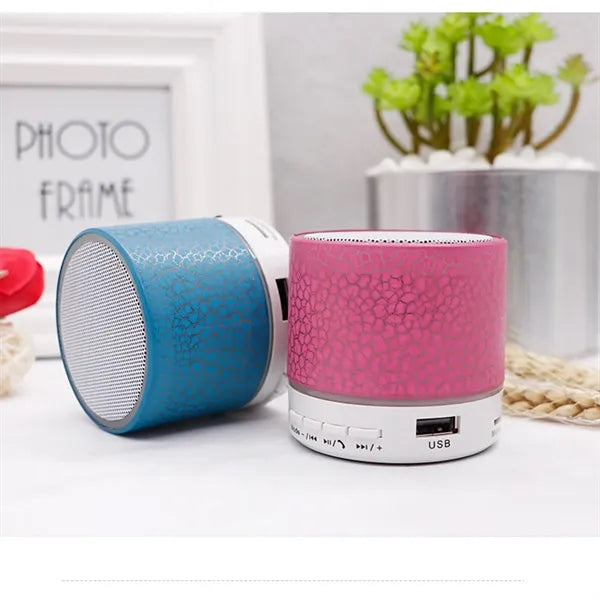Portable Bluetooth Speakers With LED Light