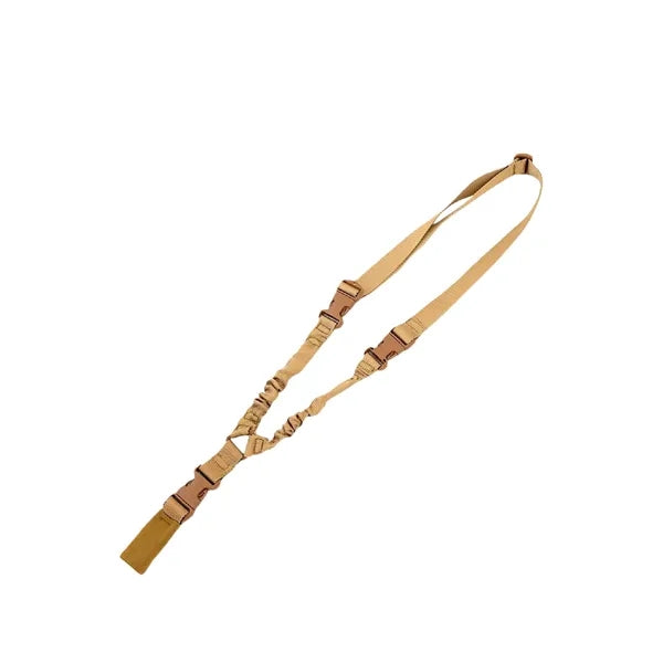 Tactical Single Point Sling with Adjustable Bungee Strap