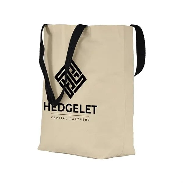 Tonga - 5 oz Natural Cotton Tote w/ Color Straps