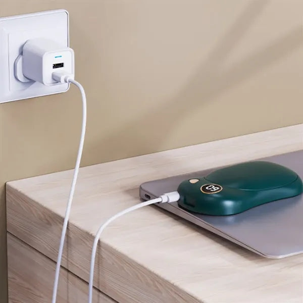 Magnetic USB Hand Warmer with Digital Display Power Bank