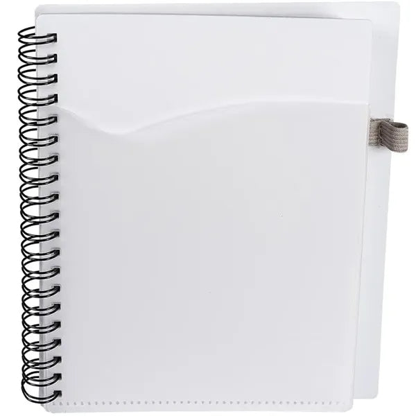 Polypro Notebook with Clear Front Pocket