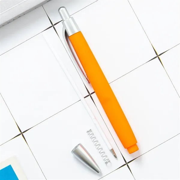Color Spray-Glue Plastic Ballpoint Pen