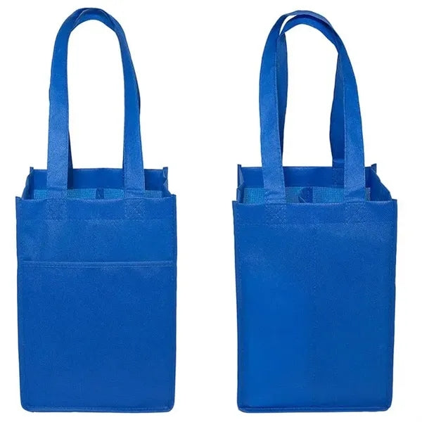 4-Bottle Wine Tote Non-Woven