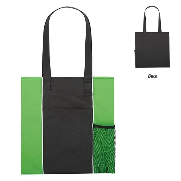 Non-Woven Tote Bag with Mesh Pockets