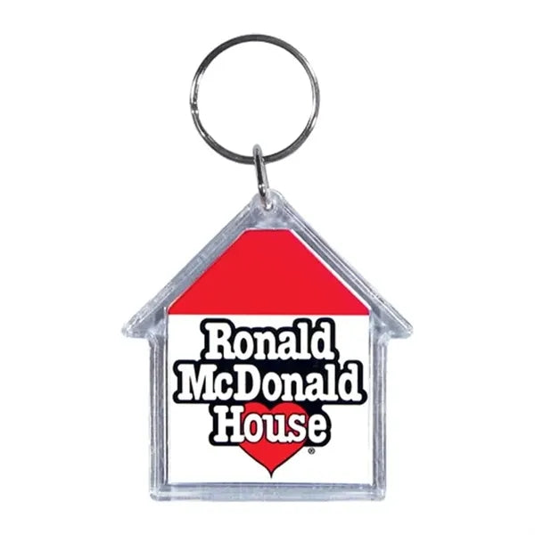 House Shape Acrylic Keytag 2 1/4"