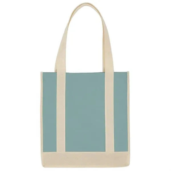 Non-Woven Two-Tone Shopper Tote Bag