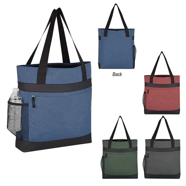 Portable Zippered Tote Bag