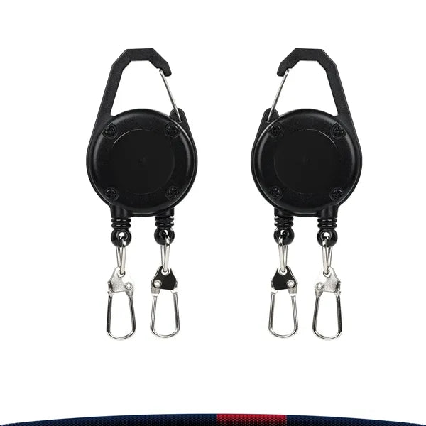 Revalis Dual-Ring Retractable Badge Reel