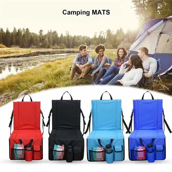 Portable Seat Cushion with Pocket for Outdoor Use