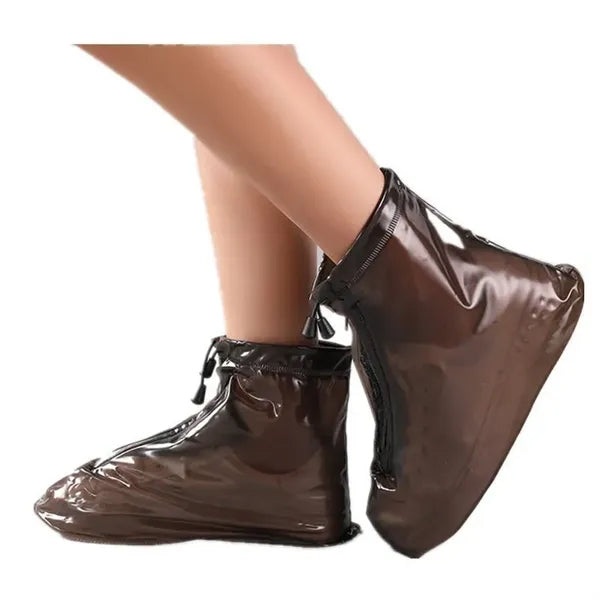 Waterproof Slip-On Shoe Protectors with Zipper