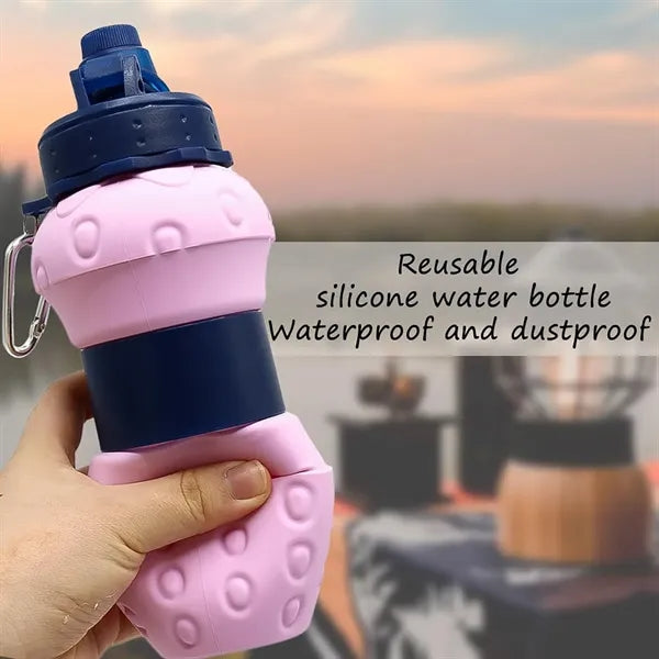 Fruit Collapsible Portable Foldable Travel Water Bottle