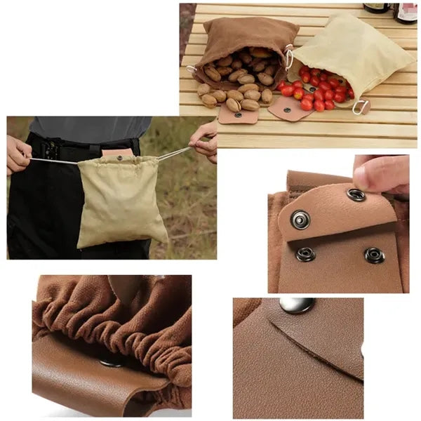 Foldable Outdoor Canvas Storage Bag