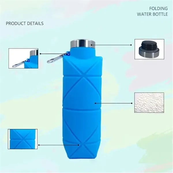 Collapsible Silicone Water Bottle