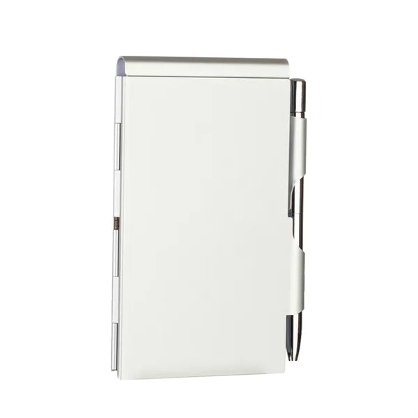 Mini Metal Cover Pocket Notebook Aluminum With Pen