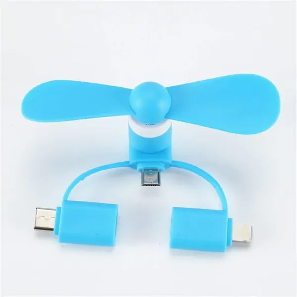 Mini Cell Phone 2-in-1 Fan