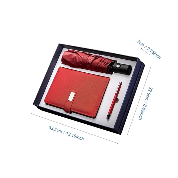 Umbrella Notebook Pen Business Gift Set