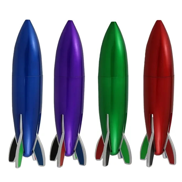 4 Color Rocket Pen With Multicolor Ink For Promotions