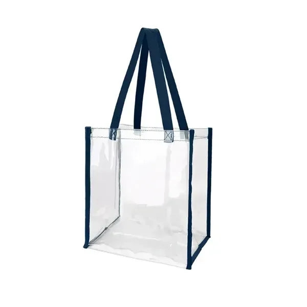 Clear PVC Stadium Approved Tote Bag for Events