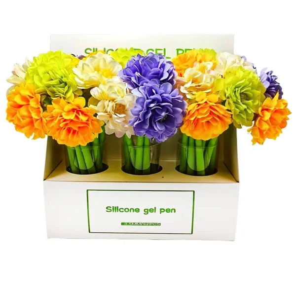Silicone Flower Pen