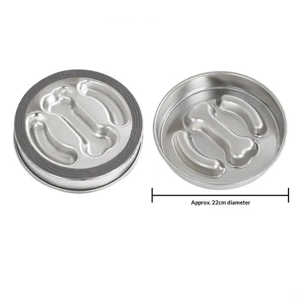 Stainless Steel Slow Feeder Pet Bowl