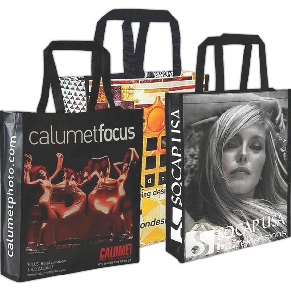 Shiny Laminated non woven tote bag
