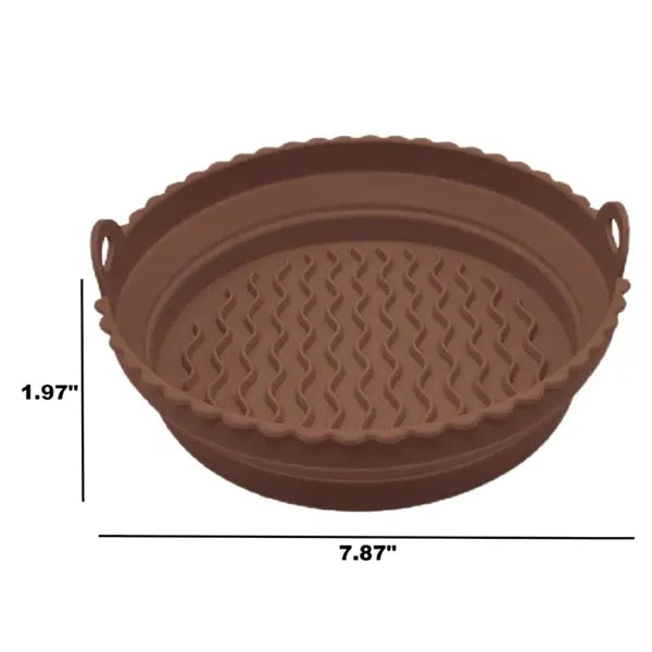 Silicone Foldable Baking Pan Air Fryer Liner