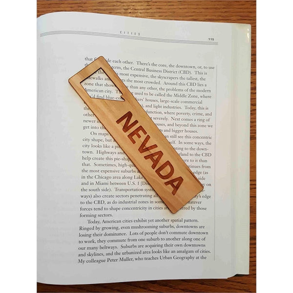 1.5" x 5.75" - Nevada Hardwood Bookmarks