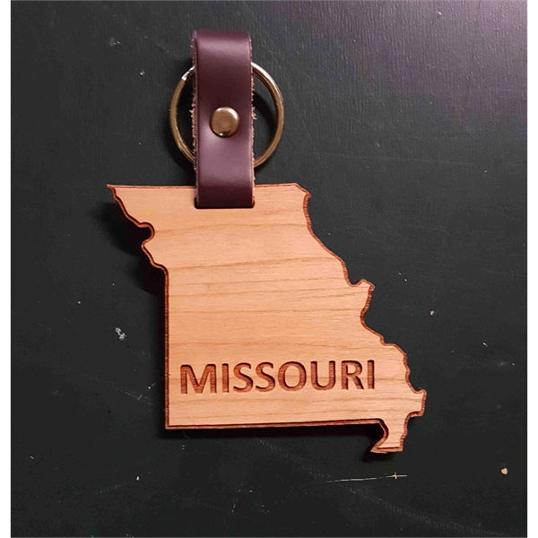 2" - Missouri Hardwood Keychains