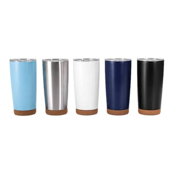 20oz Stainless Steel Vacuum Insulated Tumbler with Cork Base