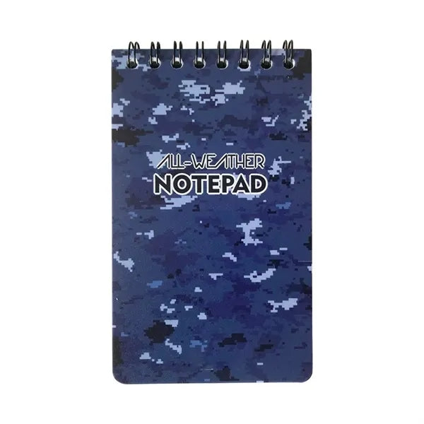 Pocket Notepad Waterproof Notebook Top Spiral