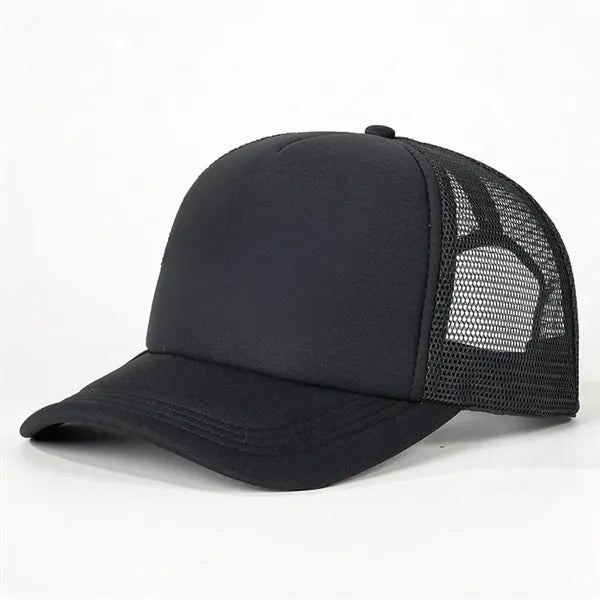 Mesh back cap with sun visor