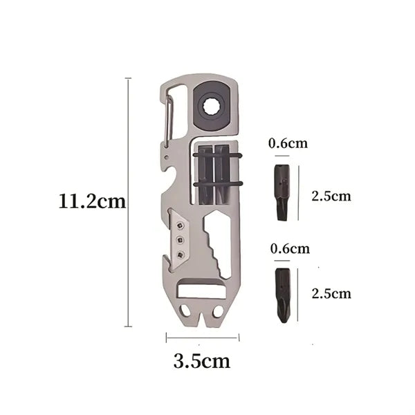 10 IN 1 Ratchet Screwdriver EDC Pry Bar