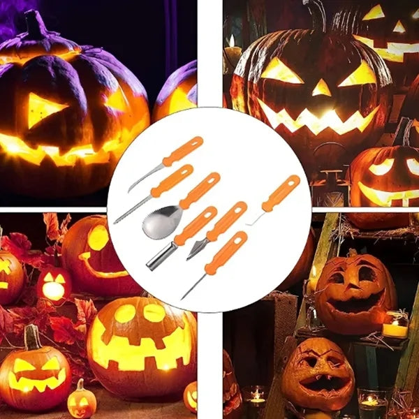 11-piece Durable Pumpkin Carving Tool Set for Halloween