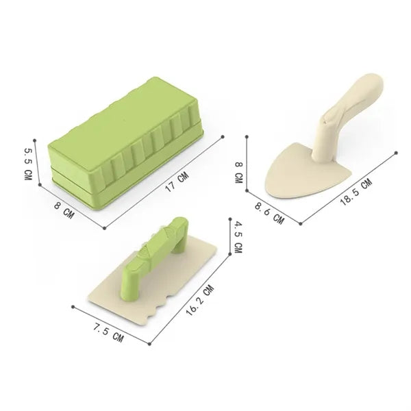 Plastic Sand Play Trowels Bundle Toy