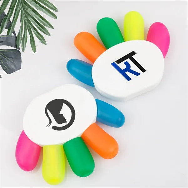 Hand-Shaped Multi-Color Fluorescent Highlighters