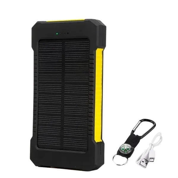6000mAh Solar Power Bank With Integrated Compass