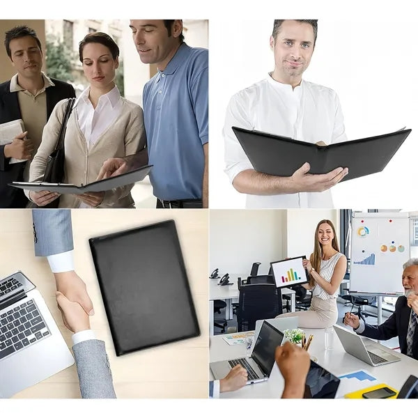 2 In 1 Waterproof PU Leather Folder Notepad Premium