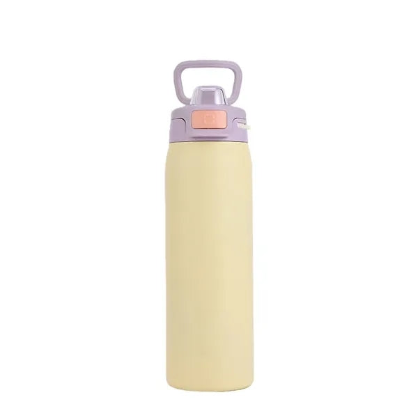 22 Oz Stainless Steel Insulated Water Bottle Leakproof Kids